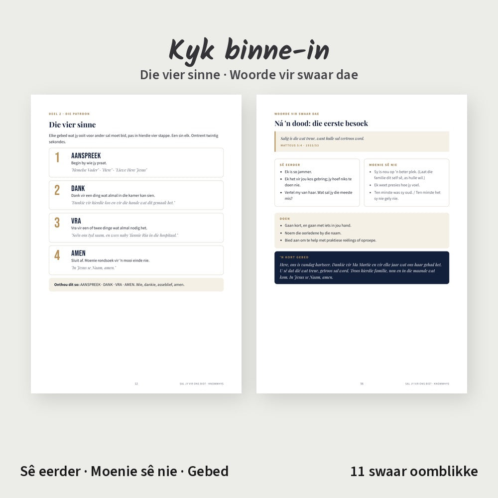 Sal Jy Vir Ons Bid?