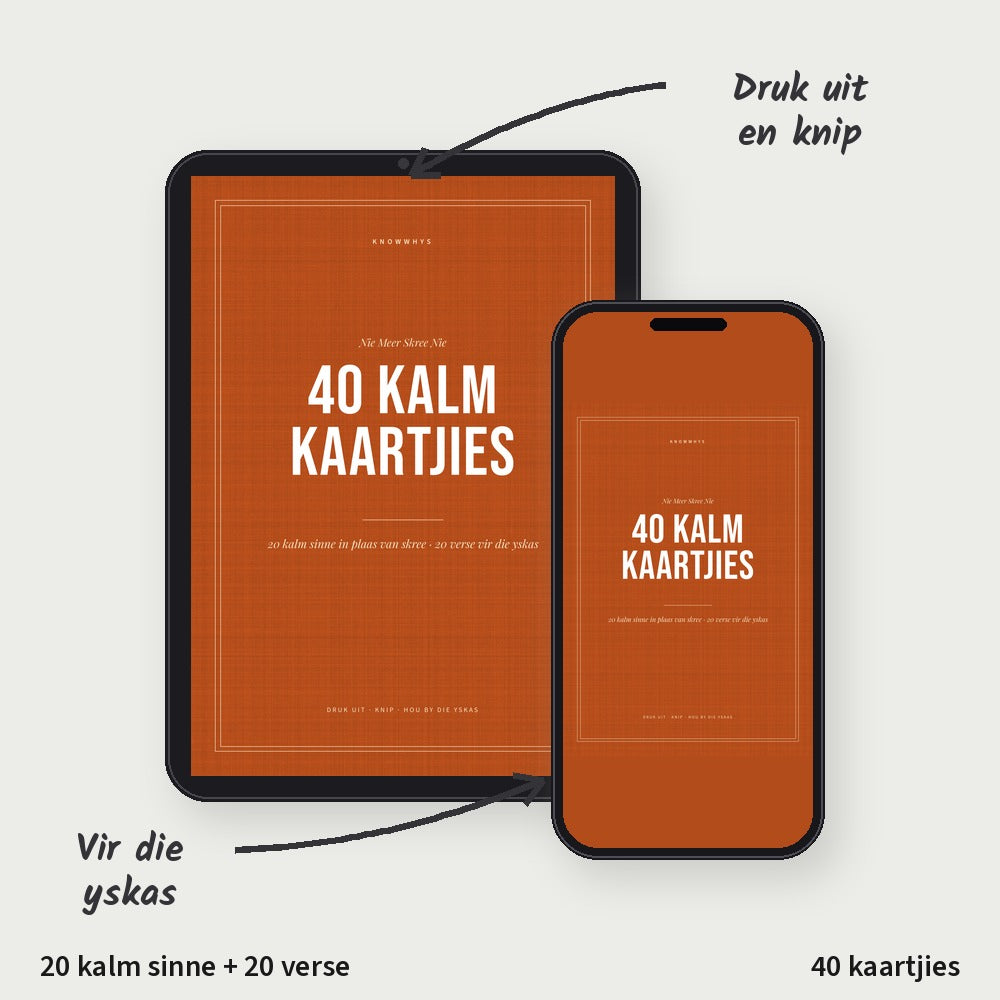40 Kalm-kaartjies