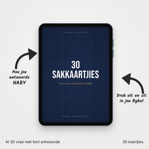 30 Sakkaartjies