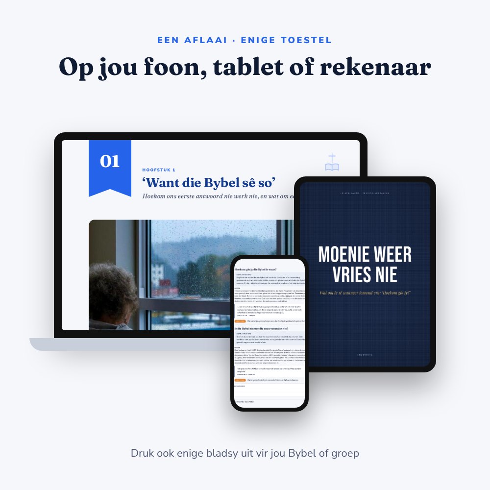 Op foon, tablet en rekenaar